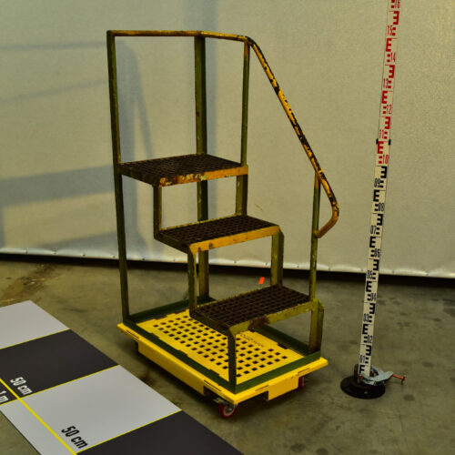 industrial distressed inspection stairs