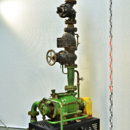 Cast-Iron Power Station Pump Assembly with Gauge and Handwheel – No. 3 Cast-Iron Power Station Pump Assembly with Gauge and Handwheel – No. 3