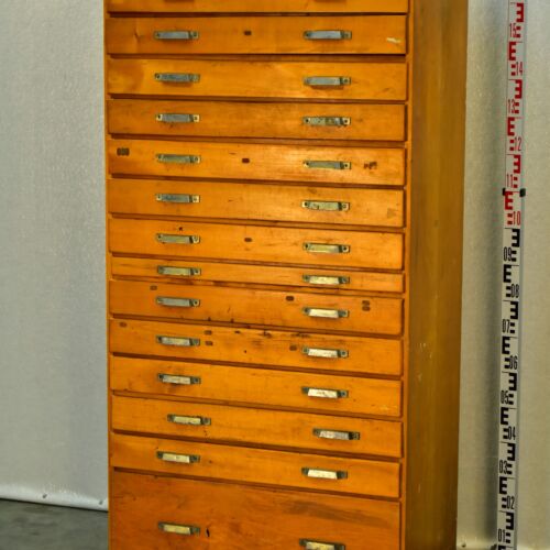 Multi-Drawer Wooden Workshop / Printing Cabinet – No. 1 Multi-Drawer Wooden Workshop / Printing Cabinet – No. 1