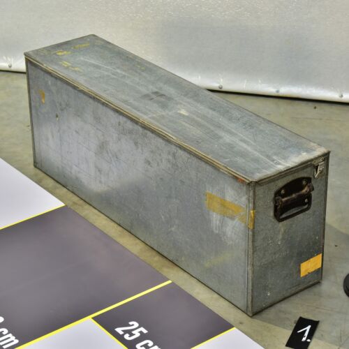 Galvanised sheet-steel transport case with carrying handle, Octanorm-style – No. 1 Galvanised sheet-steel transport case with carrying handle, Octanorm-style – No. 1