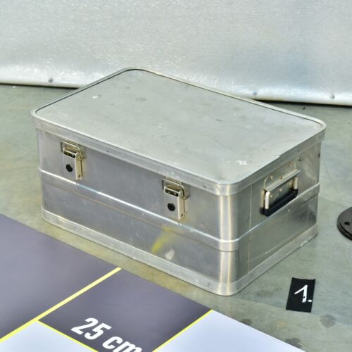 Classic Zarges-style aluminium case / transport container, rectangular – No. 1