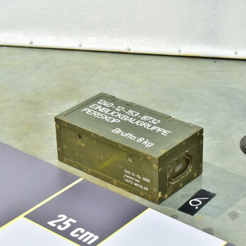 Bundeswehr BUND reinforced wooden PERISKOP military transport case – No. 6