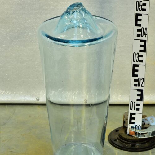 Large transparent truncated-cone glassmaking semi-finished piece Large transparent truncated-cone glassmaking semi-finished piece