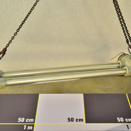 EOW twin-tube East German explosion-proof industrial fluorescent light from a nuclear power plant – No. 4 EOW twin-tube East German explosion-proof industrial fluorescent light from a nuclear power plant – No. 4