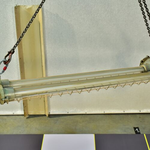EOW twin-tube explosion-proof industrial fluorescent light with protective grille – No. 1 EOW twin-tube explosion-proof industrial fluorescent light with protective grille – No. 1