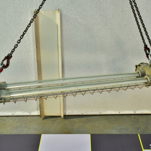 EOW twin-tube explosion-proof industrial fluorescent light with protective grille – No. 2 EOW twin-tube explosion-proof industrial fluorescent light with protective grille – No. 2