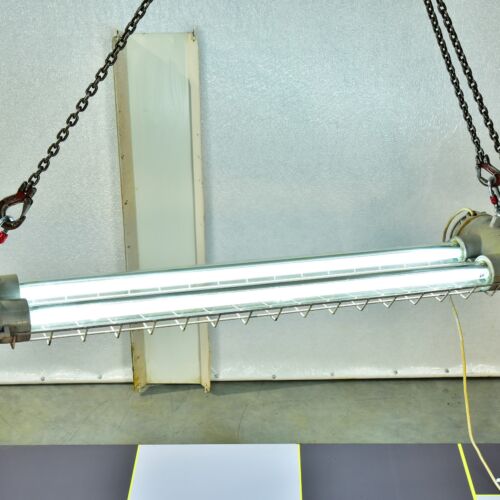 EOW twin-tube explosion-proof industrial fluorescent light with protective grille – No. 3 EOW twin-tube explosion-proof industrial fluorescent light with protective grille – No. 3