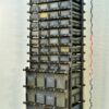 Multi-drawer steam-turbine blade storage rack from a thermal power station – No. 1 Multi-drawer steam-turbine blade storage rack from a thermal power station – No. 1