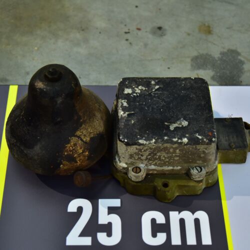 Cast-iron factory and industrial emergency bell Cast-iron factory and industrial emergency bell