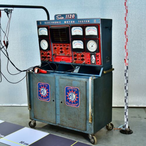 SUN 1120 Motor Tester – 1960s Vehicle-Service Diagnostic Equipment SUN 1120 Motor Tester – 1960s Vehicle-Service Diagnostic Equipment