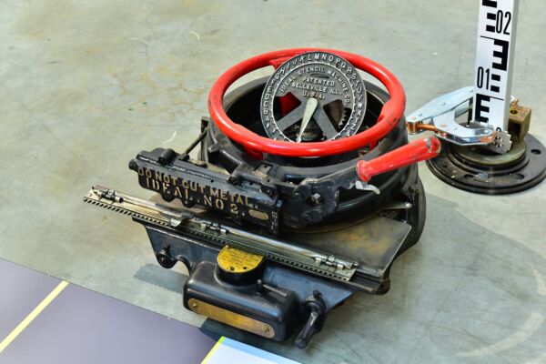 IDEAL No. 2 Stencil Lettering Template-Cutting Machine