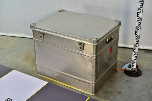 ZARGES-Style Squat Aluminium Crate / Container