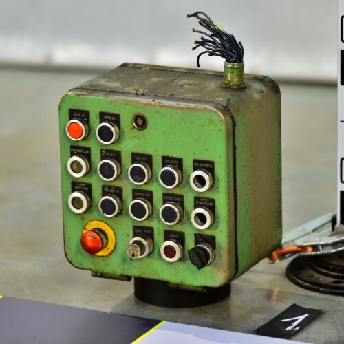 Small Unknown-Function Machine-Tool Switch and Control Console – No. 1