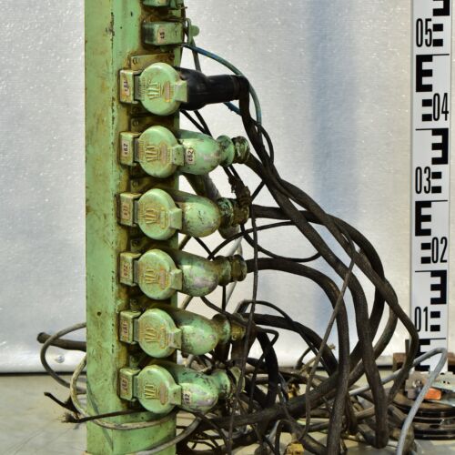 Unknown-Function Industrial Electrical Connector Panel with Chaotic Cable Bundle – Tall Unknown-Function Industrial Electrical Connector Panel with Chaotic Cable Bundle – Tall