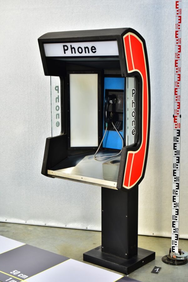 American Public Telephone Booth with Payphone – No. 1 American Public Telephone Booth with Payphone – No. 1