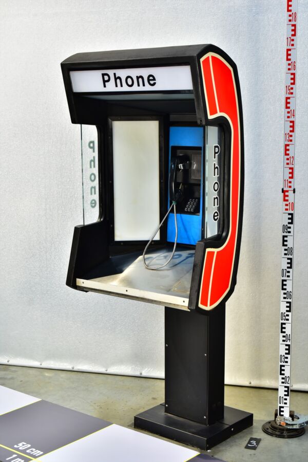 American Public Telephone Booth with Payphone – No. 3 American Public Telephone Booth with Payphone – No. 3
