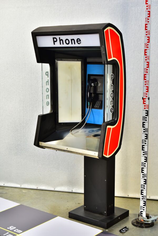 American Public Telephone Booth with Payphone – No. 5 American Public Telephone Booth with Payphone – No. 5