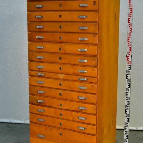 Multi-Drawer Wooden Printing Cabinet – No. 2 Multi-Drawer Wooden Printing Cabinet – No. 2