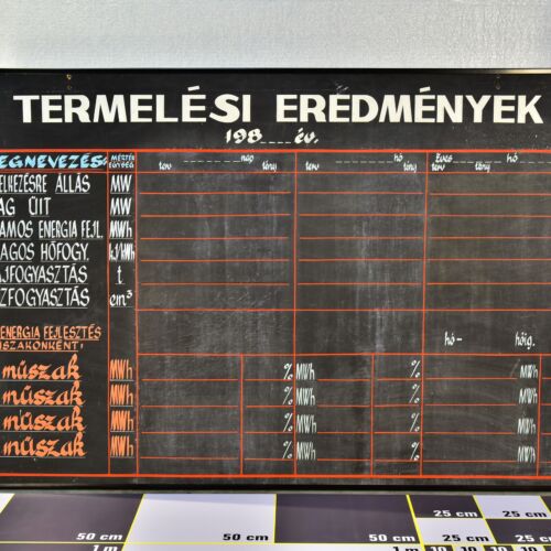 Coal-Fired Power Station Production Chalkboard