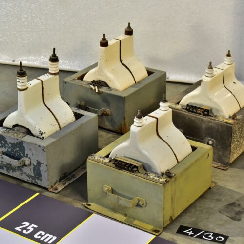 1950s Porcelain Instrument Transformers – Group of 4