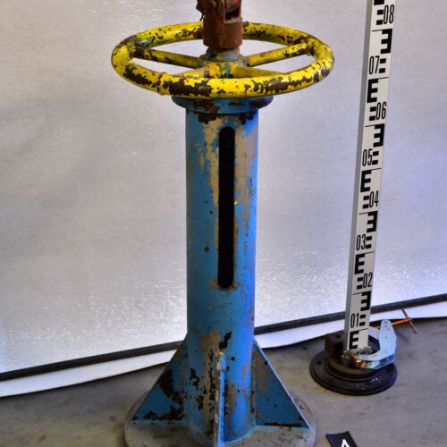 Power-Station Steam or Feedwater Valve Handwheel with Cardan Joint on Pedestal – No. 1 Power-Station Steam or Feedwater Valve Handwheel with Cardan Joint on Pedestal – No. 1