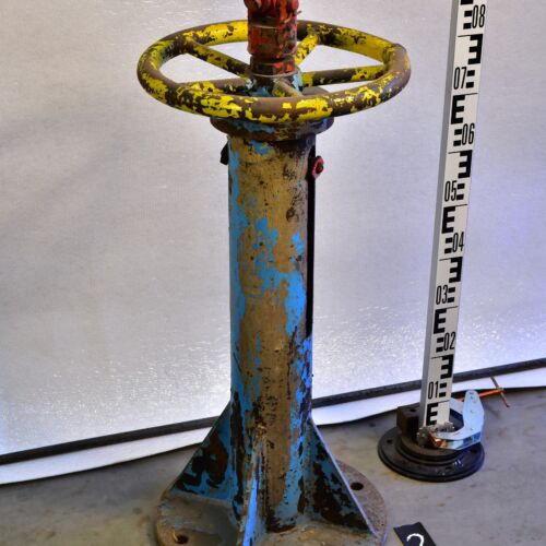 Power-Station Steam or Feedwater Valve Handwheel with Cardan Joint on Pedestal – No. 2 Power-Station Steam or Feedwater Valve Handwheel with Cardan Joint on Pedestal – No. 2