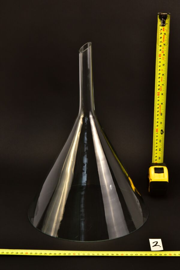 Large 29 cm Diameter Long-Stem Laboratory Glass Funnel – No. 2 Large 29 cm Diameter Long-Stem Laboratory Glass Funnel – No. 2