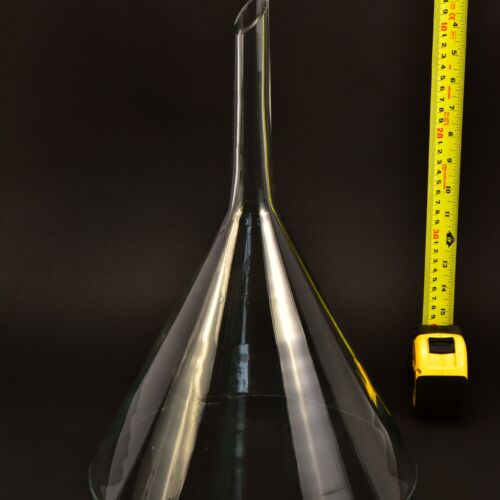 Large 29 cm Diameter Long-Stem Laboratory Glass Funnel – No. 1 Large 29 cm Diameter Long-Stem Laboratory Glass Funnel – No. 1