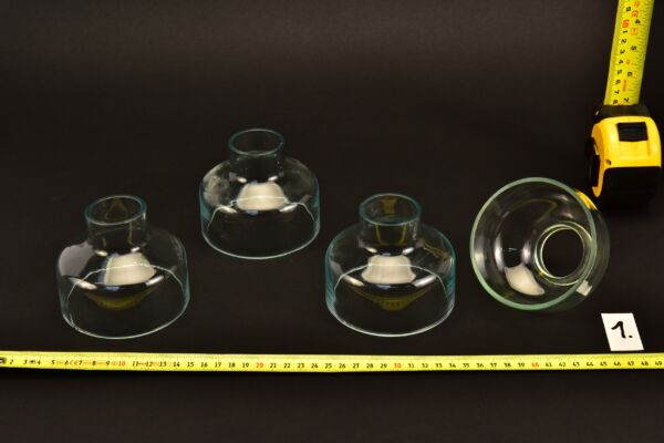 4 darabos laboratóriumi üveg portölcsér-készlet – Nr. 1 4 darabos laboratóriumi üveg portölcsér-készlet – Nr. 1