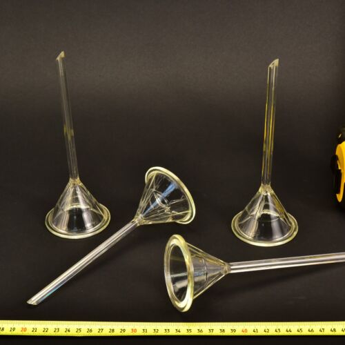 4-Piece Branded Pressed-Glass Laboratory Funnel Set 4-Piece Branded Pressed-Glass Laboratory Funnel Set