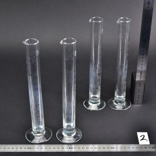 4-Piece 100 ml Class A Tall-Form Laboratory Graduated Cylinder Set with Glass Bases – No. 2 4-Piece 100 ml Class A Tall-Form Laboratory Graduated Cylinder Set with Glass Bases – No. 2