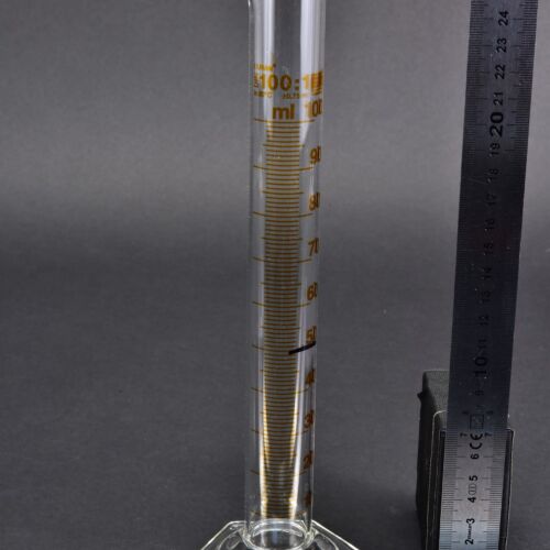 100 ml DURAN glass graduated cylinder with hexagonal base