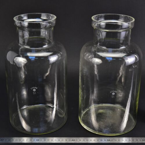 Pair of ERGON storage jars, without lids, 5000 ml Pair of ERGON storage jars, without lids, 5000 ml
