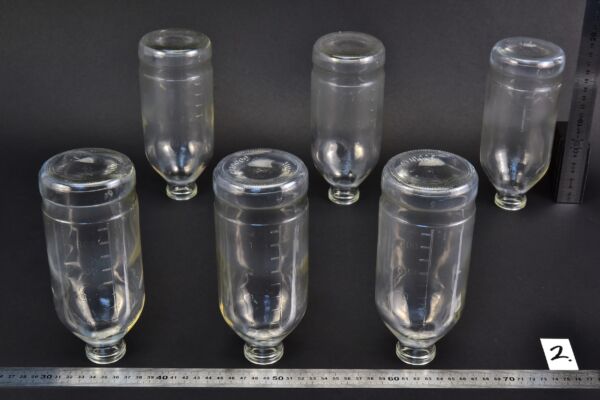 Set of six HUMAN infusion bottles, without closures – No. 2 Set of six HUMAN infusion bottles, without closures – No. 2