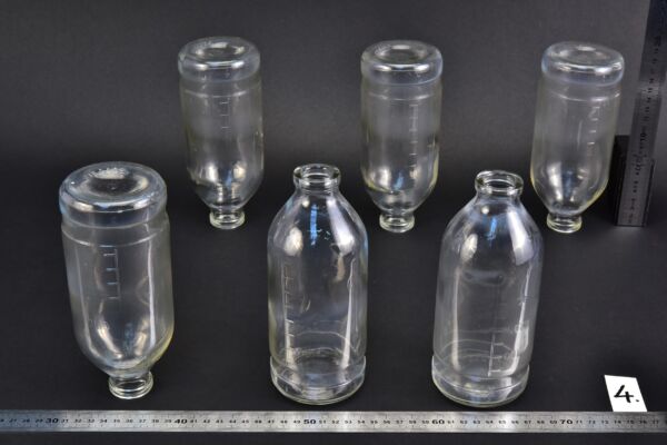 Set of six HUMAN infusion bottles, without closures – No. 4 Set of six HUMAN infusion bottles, without closures – No. 4