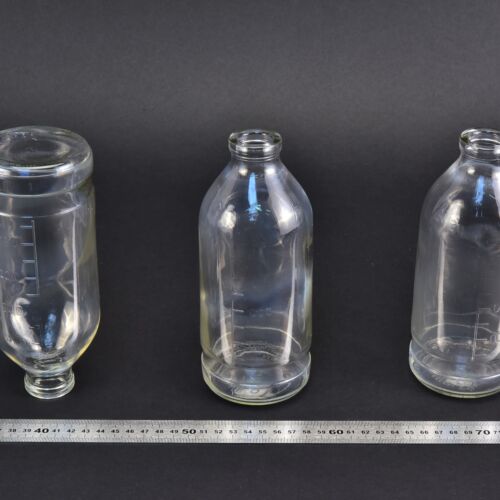 Set of three HUMAN infusion bottles, without closures – No. 6 Set of three HUMAN infusion bottles, without closures – No. 6