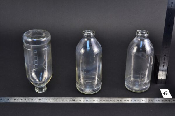 Set of three HUMAN infusion bottles, without closures – No. 6 Set of three HUMAN infusion bottles, without closures – No. 6