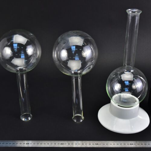 Set of three long-neck RASOTHERM round-bottom flasks without ground-glass joints, 1000 ml – No. 1 Set of three long-neck RASOTHERM round-bottom flasks without ground-glass joints, 1000 ml – No. 1