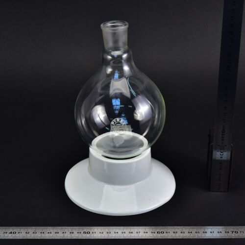 Short-neck PYREX round-bottom flask with ground-glass joint, 1000 ml Short-neck PYREX round-bottom flask with ground-glass joint, 1000 ml