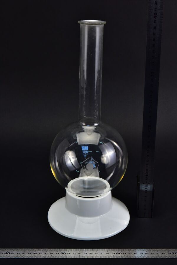 Long-neck DURAN JENA round-bottom flask without ground-glass joint, 1500 ml