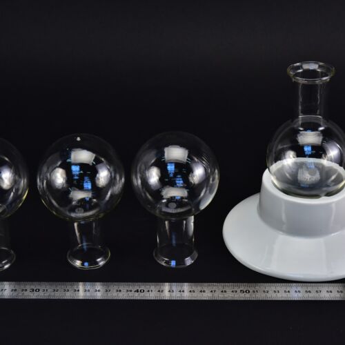 Set of four wide-mouth ERGON round-bottom flasks without ground-glass joints, 250 ml – No. 6 Set of four wide-mouth ERGON round-bottom flasks without ground-glass joints, 250 ml – No. 6