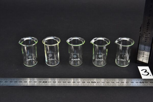 Set of five ERGON beakers, 25 ml – No. 3 Set of five ERGON beakers, 25 ml – No. 3