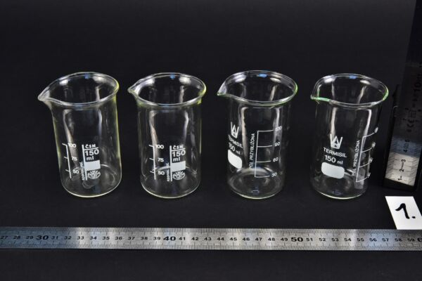 Négydarabos, SIMAX és TERMISIL főzőpohárkészlet, magas forma, 150 ml – Nr. 1 Négydarabos, SIMAX és TERMISIL főzőpohárkészlet, magas forma, 150 ml – Nr. 1