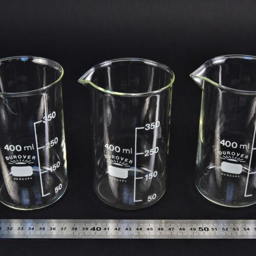 Set of three DUROVER tall-form beakers, 400 ml – No. 1 Set of three DUROVER tall-form beakers, 400 ml – No. 1