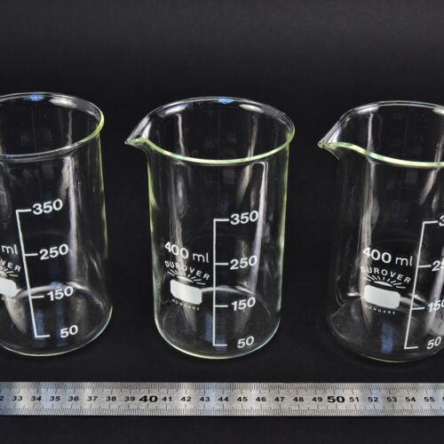 Set of three DUROVER tall-form beakers, 400 ml – No. 2 Set of three DUROVER tall-form beakers, 400 ml – No. 2