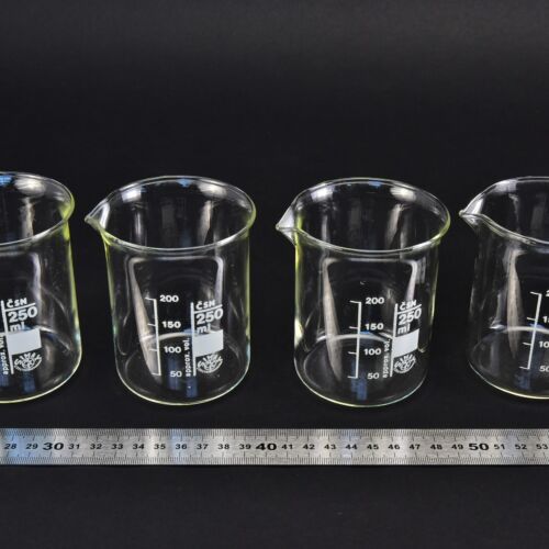 Set of four SIMAX low-form beakers, 250 ml – No. 1