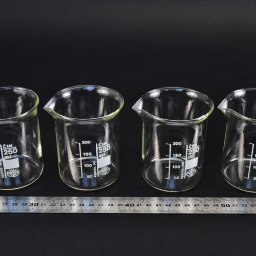 Set of four SIMAX low-form beakers, 250 ml – No. 4