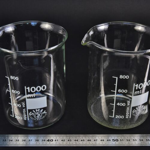SIMAX főzőpohárpár, alacsony forma, 1000 ml – Nr. 1 SIMAX főzőpohárpár, alacsony forma, 1000 ml – Nr. 1