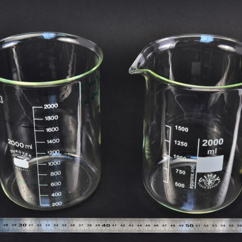 DUROVER és SIMAX főzőpohárpár, alacsony forma, 2000 ml DUROVER és SIMAX főzőpohárpár, alacsony forma, 2000 ml