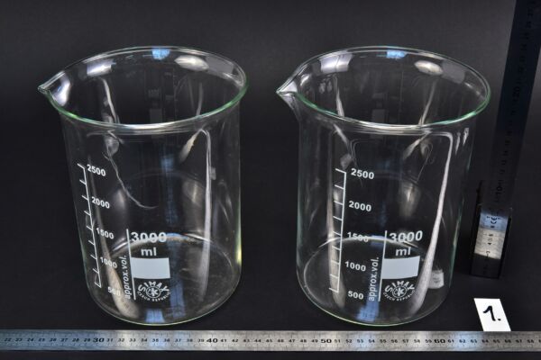 SIMAX főzőpohárpár, alacsony forma, 3000 ml – Nr. 1 SIMAX főzőpohárpár, alacsony forma, 3000 ml – Nr. 1